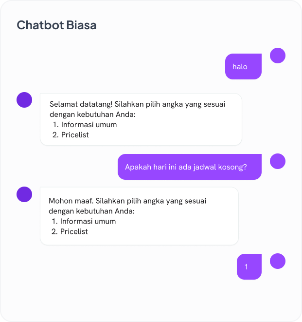 Chatbot Biasa